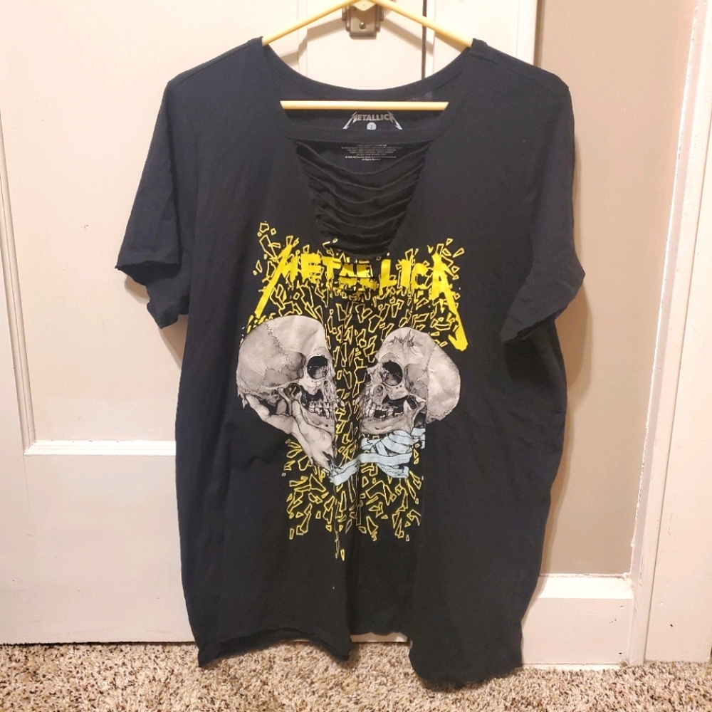 Torrid Distressed Metallica Shirt